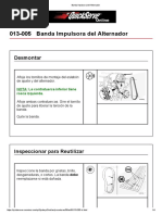 Banda Impulsora Del Alternador