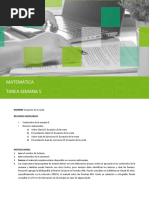 Semana 5 Tarea Matematicas