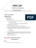 Divorce Lecture Notes (2) Family Law