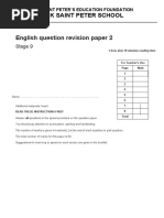 Revision Paper 2 Fiction