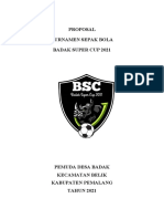 PROPOSAL Turnamen Sepakbola