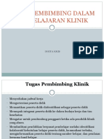 Peran Pembimbing Klinik