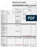 CS Form No. 212 Revised Personal Data Sheet 2 - New