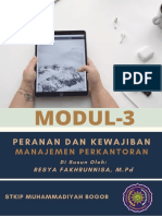 Modul Kegiatan 3 - Peranan & Kewajiban Manajemen Perkantoran