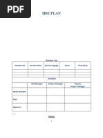 Mep Hse Plan