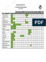 Mobilization Schedule For Equipment