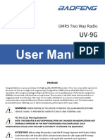 BAOFENG UV-9G GMRS User Manual 20210806