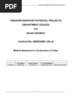 01.06.2021 Method Statement of Construction of Cellar