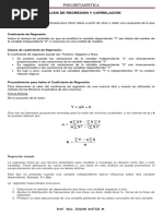 Análisis de Regresión y Correlación