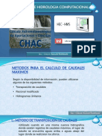 Tema 2 Qmax, Metodo Racional Modif y Hidrogrma Unitario