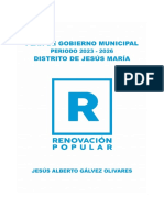 Plan de Gobierno - Jesus Galvez - FINAL