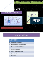 Magnetism - Sources of Magnetic ForceA