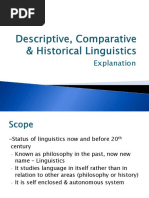 Dokumen - Tips Descriptive Comparative Historical Linguistics