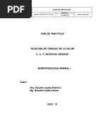 Upnw-Gac-For-036-Guia de Prácticas Morfofisiología Normal I 2022 - Ii