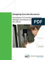 Designing Concrete Structures:: Acceptance of Concrete Compressive Strength Test Results According To ACI 318-19