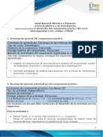 Guía para El Desarrollo Del Componente Práctico y Rúbrica de Evaluación - Unidad 2 - Fase 3 - Simulación de Entorno IoT e Implementación de Un Mecanismo de Defensa para Entornos IoT