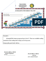 5.learners Reading Progress Tracer