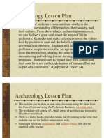 Archaeology Lesson Plan