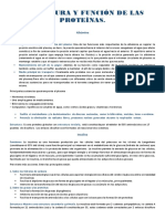 Estructura y Función de Las Proteínas