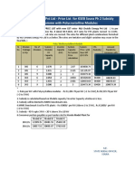 DRUIDIC Pricelist