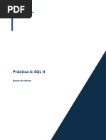 Práctica 4 - SQL II