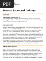 Normal Labor and Delivery - GLOWM