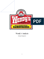 Wendy S Strategic Analysis