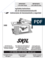 Operating/Safety Instructions Consignes de Fonctionnement/sécurité Instrucciones de Funcionamiento y Seguridad