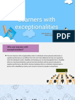 Learners With Exceptionalities