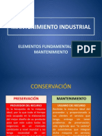 Clase Del 11-11-2022. Teoría Del Mantenimiento.