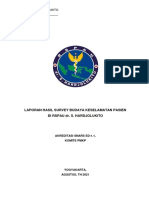 Laporan Survei Budaya Keselamatan Pasien Sem I Ta 2021