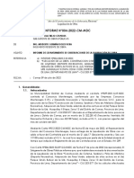 Informe de Respuesta A La Liquidación de Obra - Comas