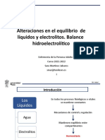 Tema 5. Alteraciones en El Equilibrio y Desequilibrio de Líquidos y Electrolitos