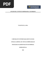 Analisis Del Contexto Empresarial Colombiano Yulieth de La Ossa