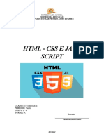 HTML - Css e Javascript