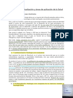 T1.-Conceptualizaciã - N y Ã - Reas de Aplicaciã - N de La Psicologã - A de La Salud