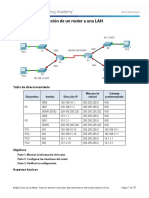 6.4.3.3 Packet Tracer - Connect A Router To A LAN