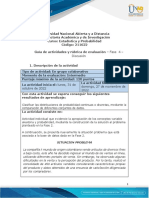 Guia de Actividades y Rúbrica de Evaluación - Fase 4 - Discusión