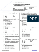 Soal PAS Ilmu Tafsir Kelas XII K13
