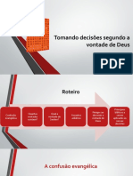 Tomando Decisões Segundo A Vontade de Deus