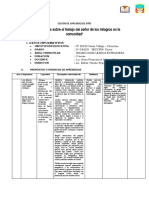 Sesión de Aprendizaje n05 5 Grado Ingles