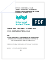 Informe de Seguridad Paciente y Cuadro Comparativo