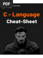 C-Language Cheat Sheet