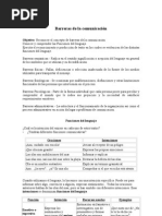 Barreras de La Comunicación y Funciones Del Lenguaje