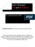 Notes On Fermats Principle Reflection, Refraction