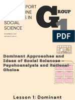 Group Report in Discipline and Ideas in Social Science: NOVEMBER 8, 2022