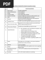 TITAS - Technical Specification For Portable Handheld XRF