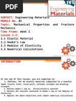 LESSON 2.2 (Elastic Material and Sample Problems)