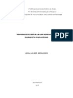 Programa de Leitura para Pessoas Com Diagnóstico de Autismo - Leana Vilmar Bernardes