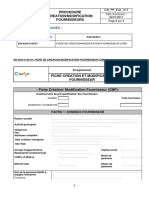 Fiche Creation Et Modification Des Fournisseur